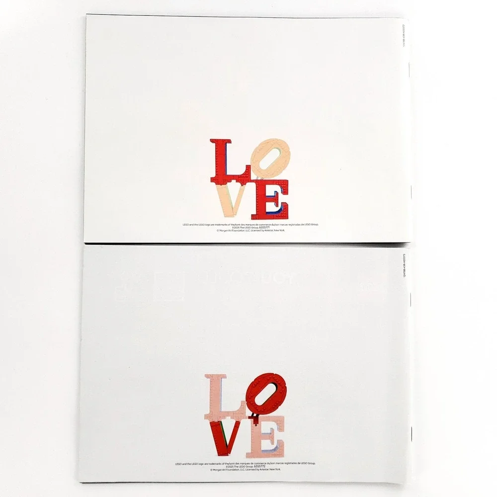 LEGO Art: Love (31214) Complete w/ Instruction Manuals No Box